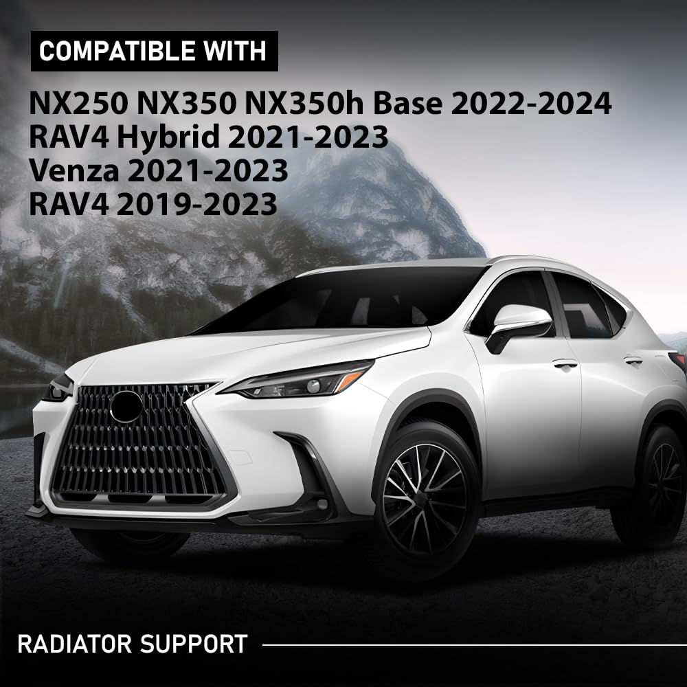 G-PLUS Radiator Support Core Lower Compatible with Lexus NX250 NX350 NX350h Base 2022-2024,Fit Toyota RAV4 2019-2023,Fit Toyota RAV4 Hybrid 2021-2023,Fit Toyota Venza 2021-2023 571040R050