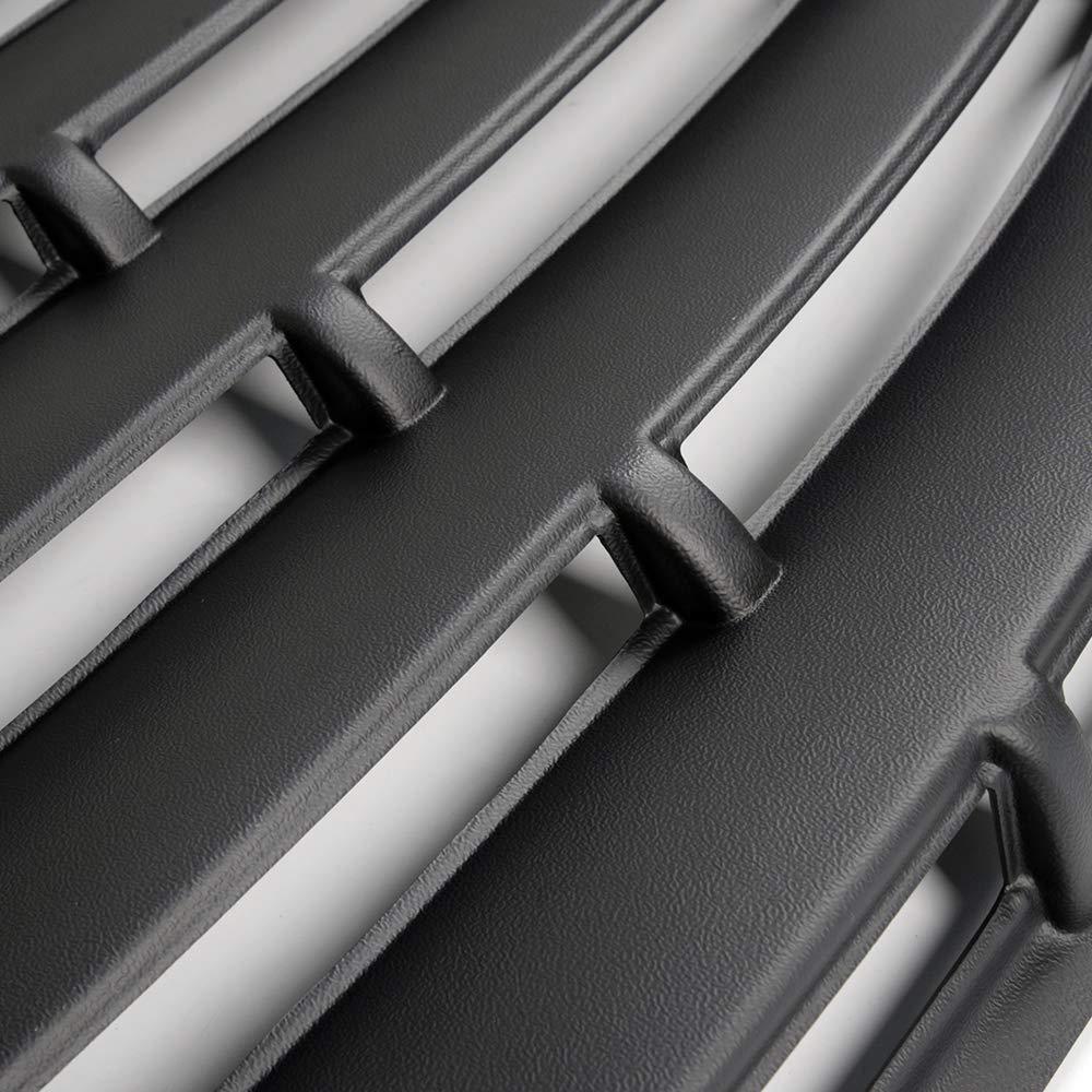 G-PLUS Window Louver Replacement for Chevy Camaro 2010 2011 2012 2013 2014 2015 Unpainted Black ABS Rear Window Scoop Windshield Louver Sun Shade Cover Rain Guard