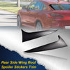 G-PLUS Rear Window Spoiler Side Wing Trim Cover Compatible with BMW X4 2019-2020 All Models (Matte Black)