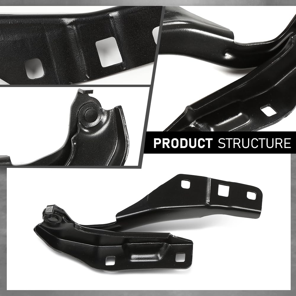 G-PLUS Pair Hood Hinges Set, Compatible with Chevy Colorado 2015-2022/ GMC Canyon All Terrain 2015-2022, 23303047, 23303048