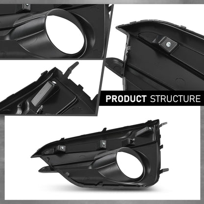 G-PLUS Fog Light Trim Driving Lamp Front Passenger Right Side Compatible with Subaru Impreza 2017-2019,Fit For Models with Chrome Trim 57731FL040, SU1039113