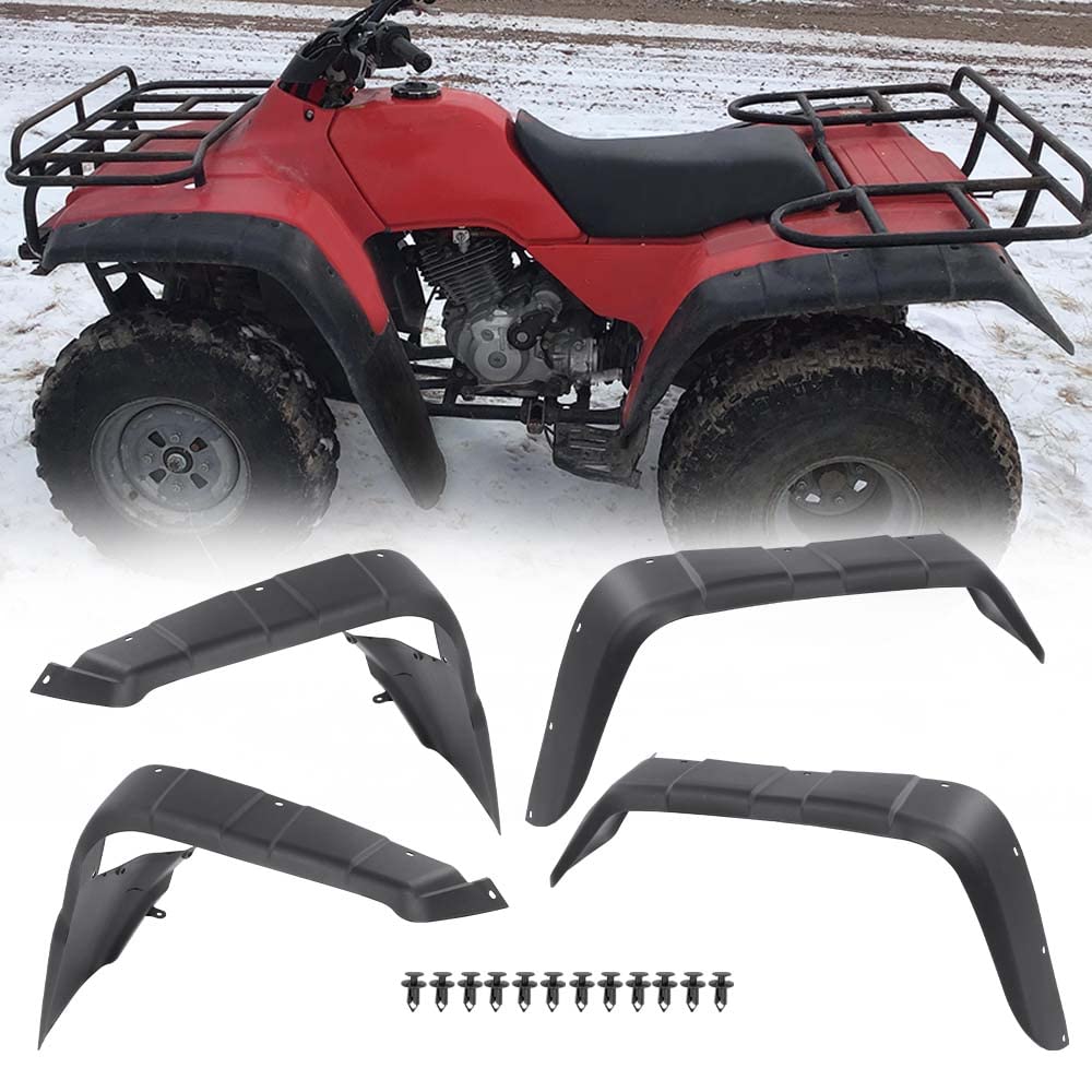 G-PLUS Mud Guards Mud Flaps Kit 4 PCS Compatible with Honda FourTrax 300 TRX300 TRX300FW 1996 1997 1998 1999 2000