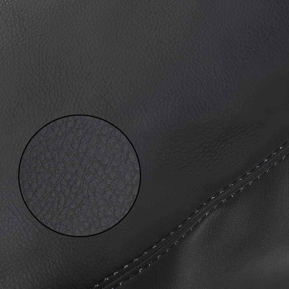 G-PLUS Real Leather Center Console Lid Armrest Cover Compatible with 2001-2006 Lx LS430 Black