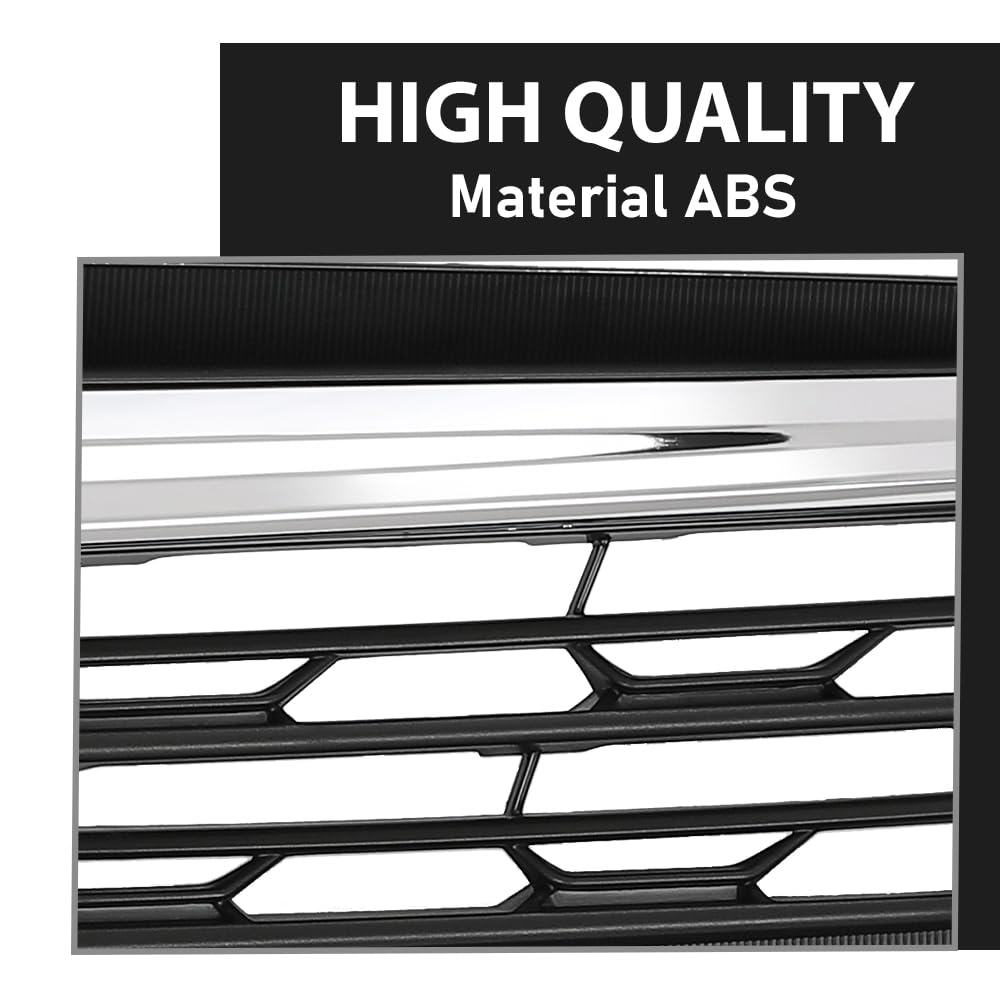 G-PLUS Front Bumper Grille w/Chrome Compatible with Subaru Legacy 2020-2022 91121AN02A