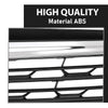 G-PLUS Front Grille Chrome & Black Compatible with Subaru Legacy 2013-2014 91121AJ13A, SU1200157