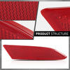 G-PLUS Rear Right Bumper Reflector, Compatible with Ford Focus S SEL Titanium 2012-2018, Passenger Side, FO1185101, BM5Z13A565A