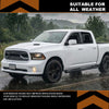 G-PLUS in-Channel Auto Vent Window Visor Compatible with Dodge Ram 1500 2009-2018 Fit Dodge Ram 2500 3500 Standard Cab 2010-2025 2PCS Smoky