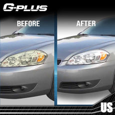 G-PLUS Headlight Lens Cover 2PCS for Chevy Impala Limited 2006-2016 Clear Additional Angle