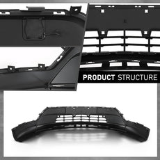 G-PLUS Front Lower Bumper Cover Compatible with Cadillac XT4 2019-2023 Black Product Details