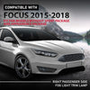G-PLUS Fog Light Trim Cover, Compatible with Ford Focus 2015-2018, Passenger Side, F1EZ15266A, FO1039151 Black Right