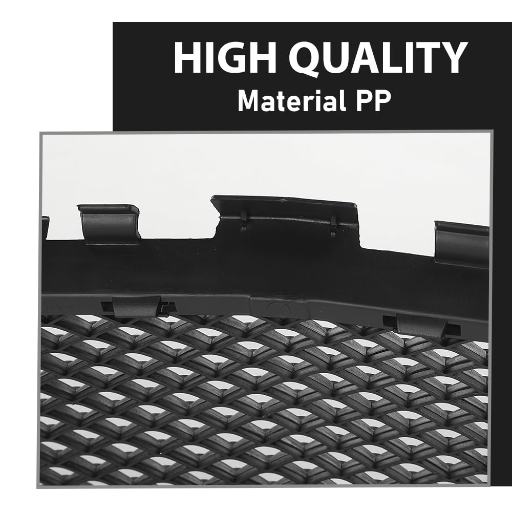 G-PLUS Bumper Grille Black Center Compatible with Benz C300 C43 AMG C450 AMG 4Matic 2015-2018, Fit For Models With AMG Styling Package 2058852123