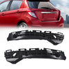 G-PLUS Rear Bumper Retainer Bumper Support Bracket Left & Right Side Compatible with Toyota Yaris CE L LE SE 2012-2014 5257552171, TO1133120, 5257652151, TO1132120 Set of 2