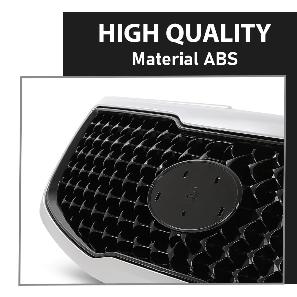 G-PLUS Front Upper Grille Chrome, Compatible with Kia Sportage 2014-2016, KI1200162, 863503W500