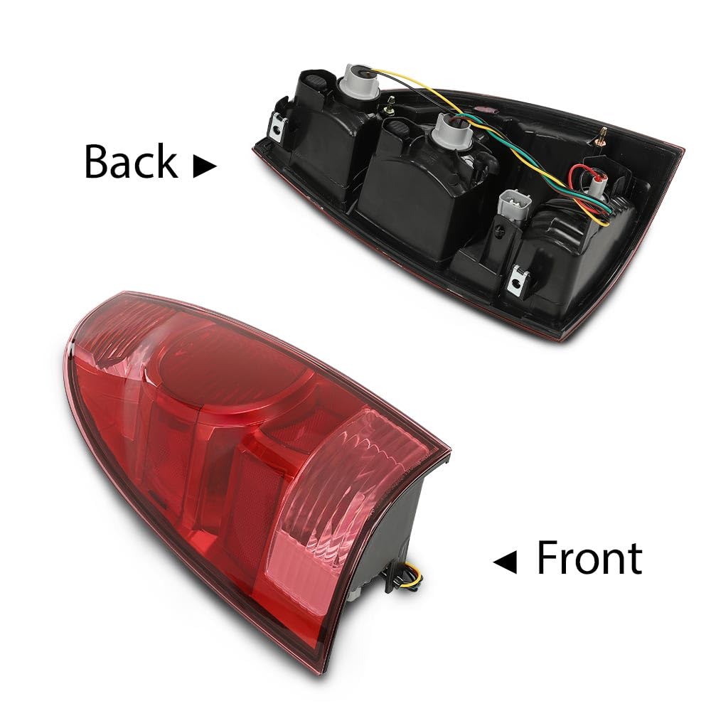 G-PLUS Rear Tail Light Compatible with Toyota Tacoma 2005-2015 Brake Lamps Left Driver Side Tail Lamps Rear Light Luces TraserasAssembly