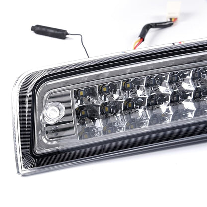 G-PLUS LED 3rd Third Brake Light Compatible with Dodge Ram 1500 2009-2017, Fit Dodge Ram 2500 3500 2010-2017 3rd High Mount Stop Lamp, Clear Lens Chrome Housing