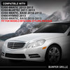 G-PLUS Front Bumper Grille, Compatible with Benz E300 E350 E400 E550 2010-2013, 2128851253, MB1036157
