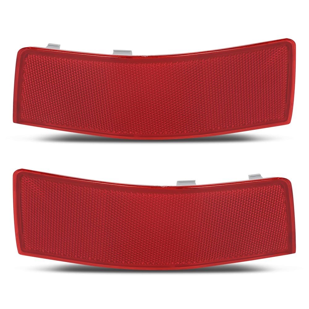 G-PLUS Pair Rear Bumper Reflector Light, Compatible with Benz GLK250 GLK350 Base 4Matic Sport Utility 4-Door 2010-2012, Left & Right Side 2PCS, 2048200174, 2048200274