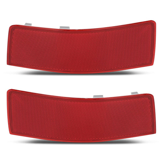G-PLUS Pair Rear Bumper Reflector Light, Compatible with Benz GLK250 GLK350 Base 4Matic Sport Utility 4-Door 2010-2012, Left & Right Side 2PCS, 2048200174, 2048200274