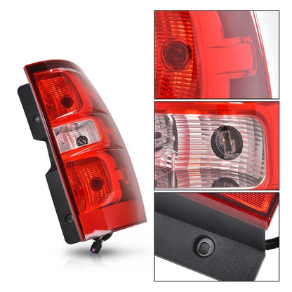G-PLUS Right Tail Light Assembly w/Harness Compatible with Chevy Suburban 1500 2007-2014, Fit Chevy Suburban 2500 LTZ 2007 Rear Brake Lamp, 22837924, GM2801196, Red Lens
