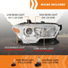 G-PLUS Headlight Assembly Right Side w/o LED Daytime Running Light Compatible with Toyota Tacoma 2016-2018 Fit Models Without Factory LED Daytime Running Light Only White