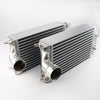 2.75" Inlet/Outlet Twin Left & Right Turbo Aluminum Performance Intercooler Kit Compatible For PORSCHE 996 997 TT TURBO GT2 2001-2009