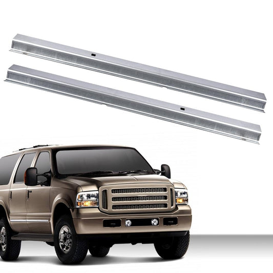 G-PLUS Rear Rocker Panels Compatible With Excursion 2000 2001 2002 2003 2004 2005 Drivers & Passengers Sides Silver