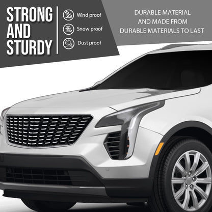 G-PLUS Bumper Cover Grilles Pair Compatible with Cadillac XT4 2019 2020 2021 2022 2023 2024 GM1038293, 191275994511 Glossy Black