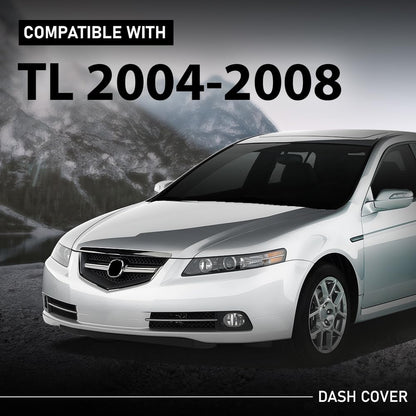 G-PLUS TPE Dash Cover Dashboard Cap Panel Compatible with Acura TL 2004-2008 Black