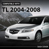 G-PLUS TPE Dashboard Dash Cover Cap Compatible with Acura TL 2004 2005 2006 2007 2008 Black