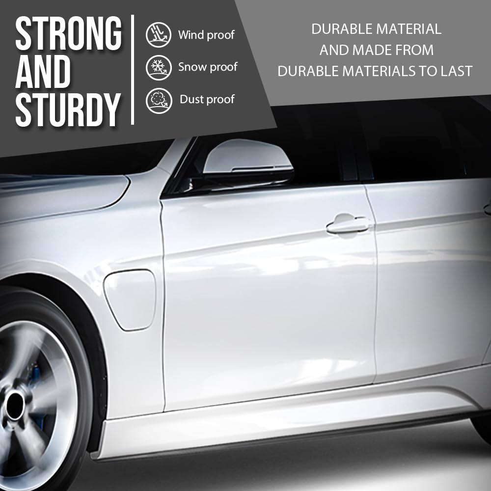 G-PLUS Side Skirt Extension Splitter Compatible with BMW F30 F31 3 Series 4 Door Sedan and 5 Door Wagon 2012-2018 with M Sport Package, Not Fit Model with Regular Non-M Sport Series Black