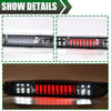 G-PLUS LED Third Brake Light Compatible With 07-14 Chevy Silverado/GMC Sierra,3RD LED Bar Brake/Cargo Light,Type I (Smoky lens Chrome Housing Amber Reflector)