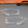 G-PLUS Headlight Lens Cover Compatible with BMW G30 G31 G38 5 Series 2016-2020 63117214962, 63117214961 Left & Right Pair Front Headlamp Lens Cover Clear
