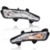 G-PLUS Front Bumper Fog Lamp Turn Signal Light Compatible with Chevy Malibu 2019 2020 2021 2022 84575553 84575552 Left Right Driving Fog Lamp Bumper Turn Signal Light Assembly