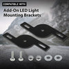 G-PLUS LED Light Mounting Brackets Compatible with A-Pillar Truck SUV Hood Hinge or A-Pillar Mount LED Pod Light ATV & UTV Light Pod Black 2PCS