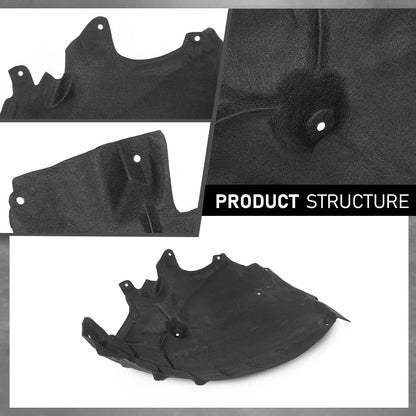 G-PLUS Fender Liner Rear Passenger Side Compatible with Audi Q7 2017-2023 4M0821192H, AU1249147
