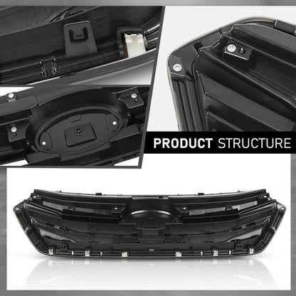 G-PLUS Front Bumper Grille Assembly Compatible with Subaru Legacy 2018-2019, With black molding 91121AL21A, SU1200179