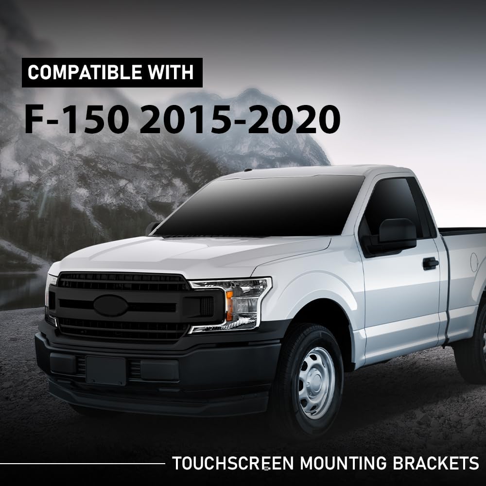 G-PLUS Touchscreen Mounting Brackets, Compatible with Ford F150 2015-2020 SYNC 3 SYNC 2