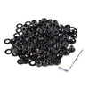 G-PLUS Universal Fender Flares Screw/Bolt Hardware Kit Set Compatible with Universal Car Models Black
