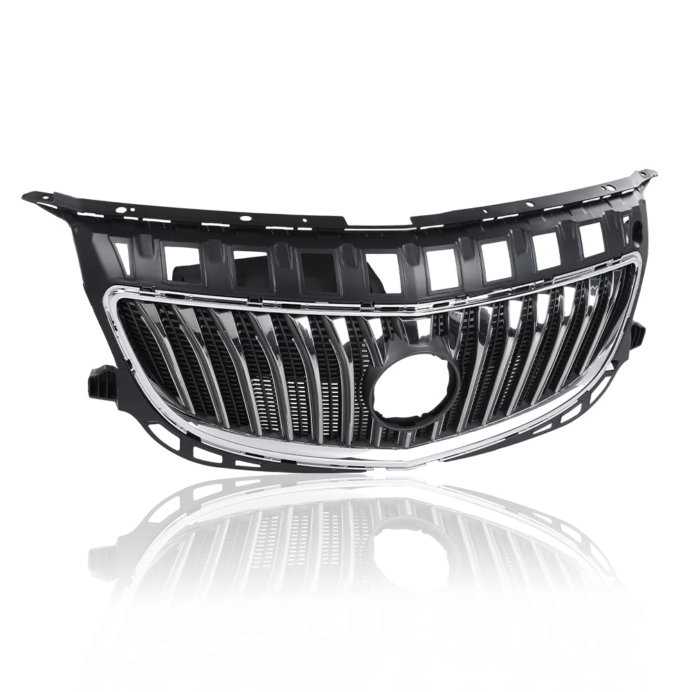 G-PLUS Front Upper Bumper Chrome Radiator Grille Compatible with Buick Regal 2014 2015 2016
