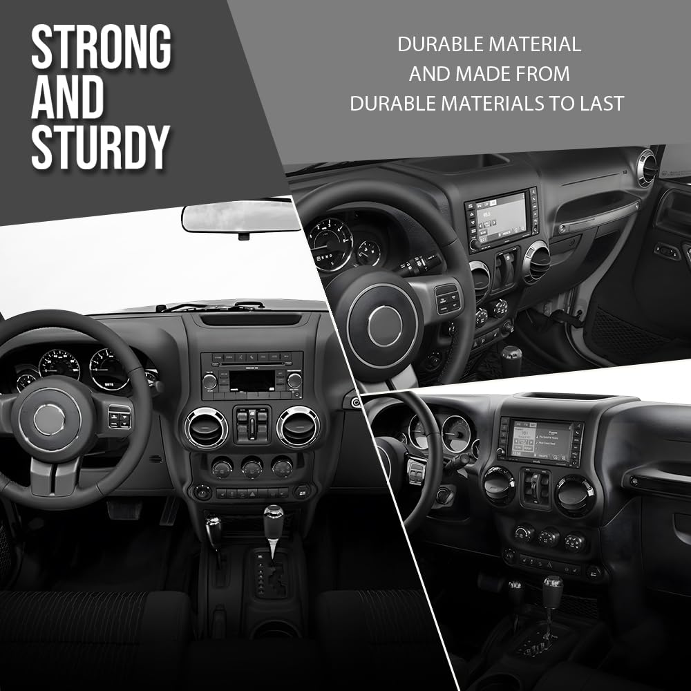 G-PLUS Dash Instrument Cluster Trim Panel Bezel Compatible With Jeep Wrangler 2011-2014
