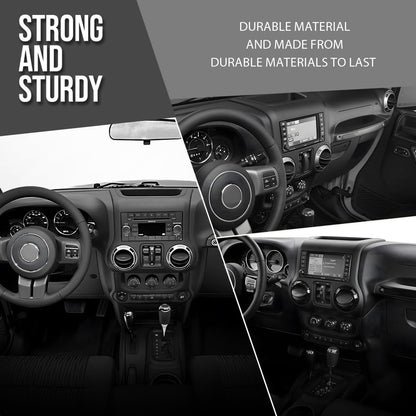 G-PLUS Dash Instrument Cluster Trim Panel Bezel Compatible With Jeep Wrangler 2011-2014
