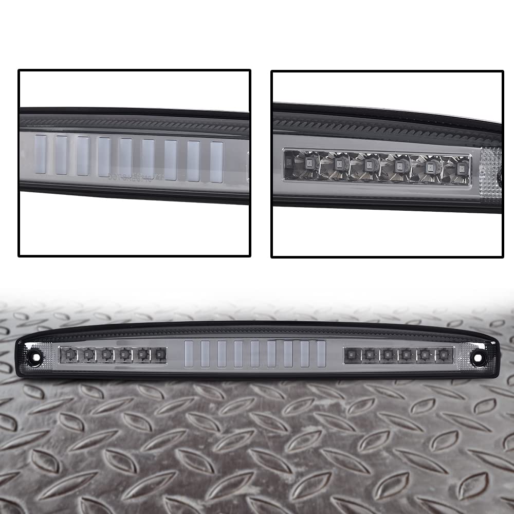 G-PLUS LED Tailgate High Mounted Brake Light Compatible with 2003-2006 Dodge Ram 2500 3500 Rear Center Tailgate Lamp I Brake Light Replacement 05086509AA