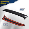 G-PLUS Rear Window Spoiler Side Wing Trim Cover Compatible with 2012-2018 BMW 3 Series Wagon F31 (Matte Black)