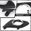 G-PLUS Fog Light Bezel Covers Trim Left + Right Driver Passenger Compatible with Nissan Rogue 2014-2016