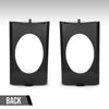 G-PLUS Behind Seat Speaker Brackets Compatible with Chevy GMC C10 Single Cab or Crew Cap Pickup 1973-1987, Fit 6×9 Speakers Black