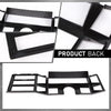 G-PLUS Dash Bezel Radio Surround Trim Compatible with Jeep Cherokee XJ 1984-1996 with Hole Silver