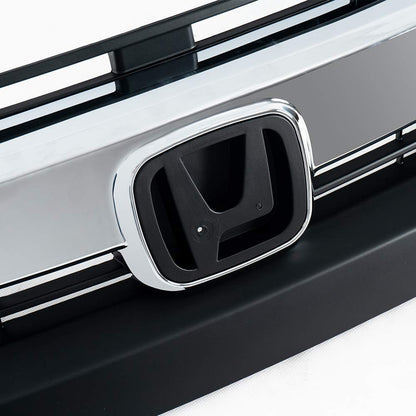G-PLUS Factory Style Gloss Front Upper Bumper Grille Hood Compatible With CIVIC 16-18 GRILLE （Chrome）