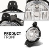 G-PLUS Front Fog Light Daytime Running Lamp Compatible with Mini Cooper Countryman R60 2010 2011 2012 2013 2014 2015 2016 63179802163 White
