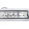G-PLUS LED Third 3rd Brake Cargo Light Compatible With 1997-2001 Cherokee, Rear Roof Center High Mount Stop Tail Light Replacement (Chrome Housing Clear lens)