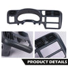 G-PLUS Dash Trim Bezel Cover Dark Gray Compatible with Chevy Blazer S10 GMC Jimmy S15 Sonoma 1998 1999 2000 2001 2002 2003 2004 (Not Fit Double Din)